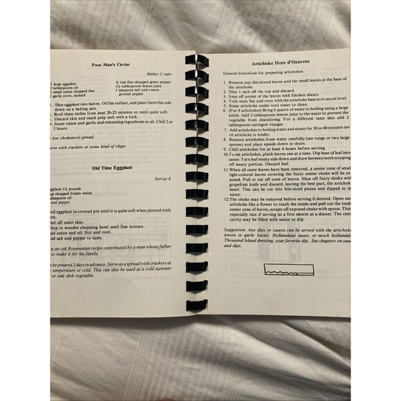 1977 In the Beginning a collection of hors d'oeuvres Cookbook Spiral Vintage - Picture 10 of 12